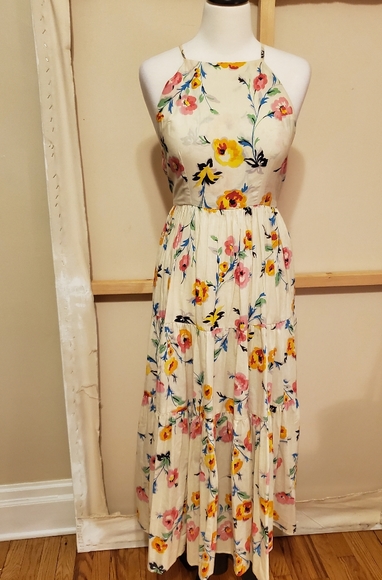 Christy Dawn Delphine dress white floral small - Picture 6 of 8